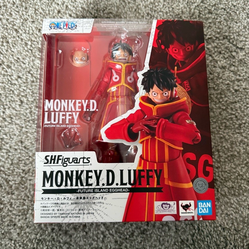 S.H.Figuarts One Piece Monkey D. Luffy Future Island Egghead Bandai Japan New